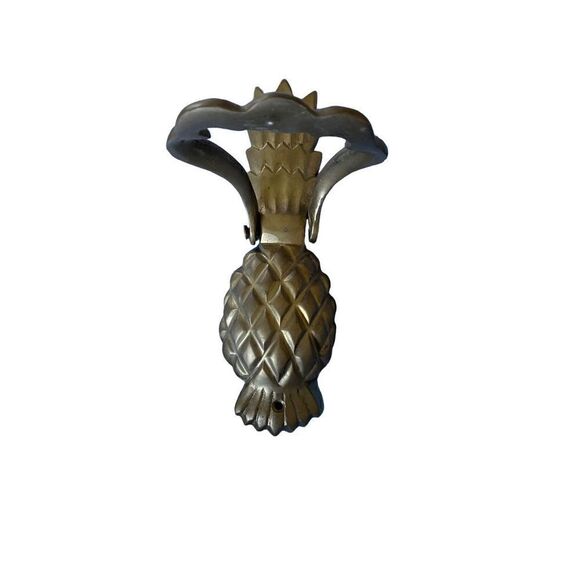 22532_1774982339.jpg Brass solid pineapple door knocker, 7 x 3